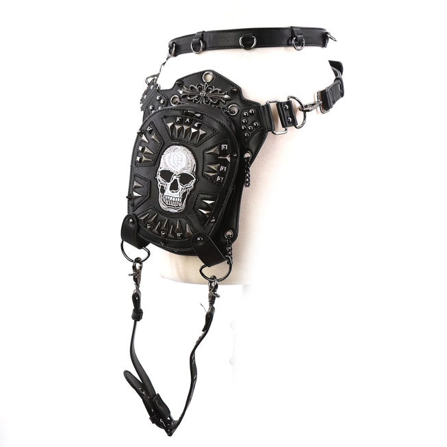 Convertible Skull Design Holster Bag