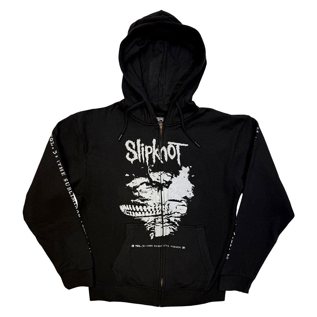 SLIPKNOT Subliminal Verses Zip Front Hood (Backprint)