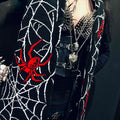 Creepy Crawler Knitted Spiderweb Scarf Scarf