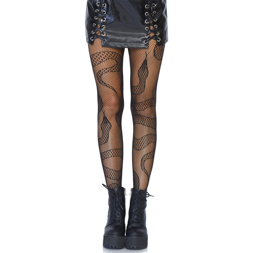 Slither Python Net Tights