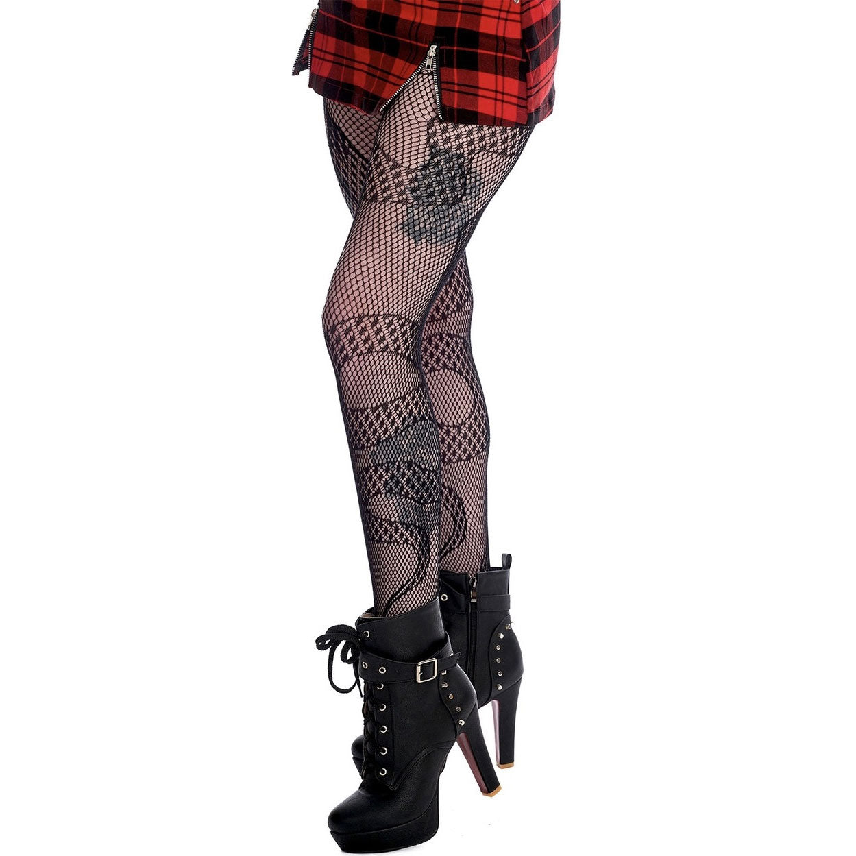 Snake Dreaming Net Tights