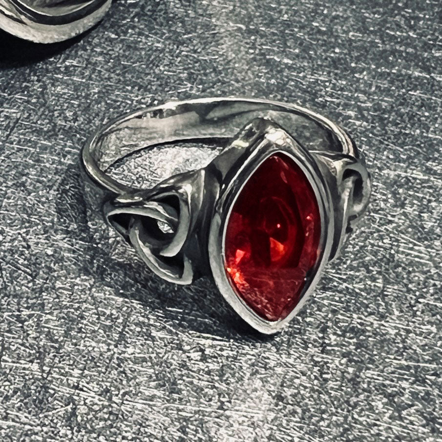 Embers Triqueta Ring