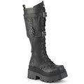 Wrath Square-Toe Platform Knee Boots